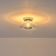 ΠΛΑΦΟΝΙΕΡΑ ΓΥΑΛΙΝΗ G9 MAX 7W 230X230X150mm ΑΣΗΜΙ ARTE ILLUMINA CLEAR