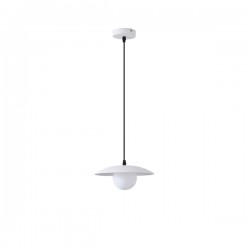 ΦΩΤΙΣΤΙΚΟ ΚΡΕΜΑΣΤΟ ΜΕΤΑΛΛΟ G9 ΜΑΧ 7W 250X250X125mm ΛΕΥΚΟ ARTE ILLUMINA COBA CABANA