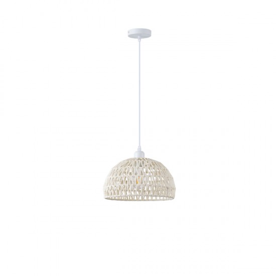 ΦΩΤΙΣΤΙΚΟ ΚΡΕΜΑΣΤΟ ΡΑΤΤΑΝ 1XE27 Max15w 300X1270mm ΛΕΥΚΟ ARTE ILLUMINA VENTO
