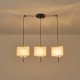 ΦΩΤΙΣΤΙΚΟ ΚΡΕΜΑΣΤΟ ΥΦΑΣΜΑ 3ΦΩΤΟ 3ΧΕ14 Max 8W 800X250X900mm ΜΠΕΖ ARTE ILLUMINA TOSCANY