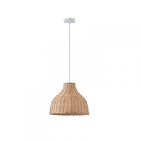ΦΩΤΙΣΤΙΚΟ ΚΡΕΜΑΣΤΟ BAMBOO ΜΟΝΟΦΩΤΟ 1X1XE27 Max 15W Φ330X1440mm ΜΠΕΖ ARTE ILLUMINA COASTAL