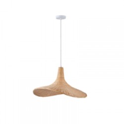 ΦΩΤΙΣΤΙΚΟ ΚΡΕΜΑΣΤΟ BAMBOO ΜΟΝΟΦΩΤΟ 1XE27 Max 15W Φ520X1500mm ΜΠΕΖ ARTE ILLUMINA VISOR