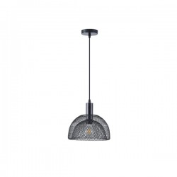 ΦΩΤΙΣΤΙΚΟ ΚΡΕΜΑΣΤΟ ΜΕΤΑΛΛΟ ΜΟΝΟΦΩΤΟ 1XE27 Max 15W Φ255X1280mm ΜΑΥΡΟ ARTE ILLUMINA HOOD