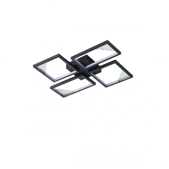 ΦΩΤΙΣΤΙΚΟ ΟΡΟΦΗΣ AΛΟΥΜΙΝΙΟ LED 36W 1400Lm 3000Κ 448X578mm AΣΗΜΙ ARTE ILLUMINA SQUARE