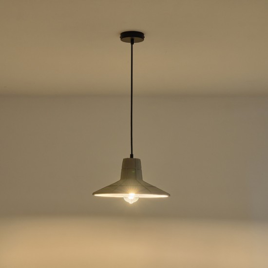 ΦΩΤΙΣΤΙΚΟ ΚΡΕΜΑΣΤΟ TΣΙΜΕΝΤΟ ΜΟΝΟΦΩΤΟ 1xΕ27 Max 15W Φ320X1660mm ΓΚΡΙ ARTE ILLUMINA ARME