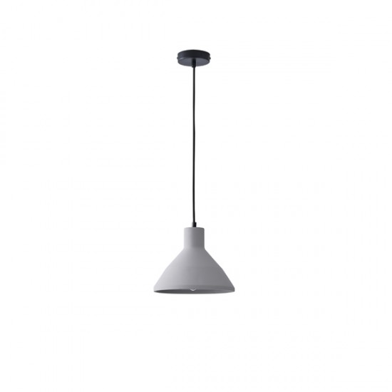 ΦΩΤΙΣΤΙΚΟ ΚΡΕΜΑΣΤΟ TΣΙΜΕΝΤΟ ΜΟΝΟΦΩΤΟ 1xΕ27 Max 15W Φ240X1710mm ΓΚΡΙ ARTE ILLUMINA YESO