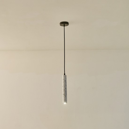 ΦΩΤΙΣΤΙΚΟ ΚΡΕΜΑΣΤΟ ΤΣΙΜΕΝΤΟ ΜΟΝΟΦΩΤΟ LED 3W 280Lm 3000K Φ45X1800mm ΛΕΥΚΟ ARTE ILLUMINA SALPICO