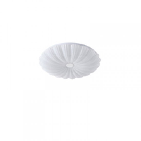 ΠΛΑΦΟΝΙΕΡΑ ΜΕΤΑΛΛΟ-ΠΛΑΣΤΙΚΟ LED 60W 4680Lm 3CCT (3000-4000-6500K) Φ480X75mm ΛΕΥΚΟ ARTE ILLUMINA ANTHOS