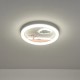 ΠΛΑΦΟΝΙΕΡΑ ΜΕΤΑΛΛΟ-ΠΛΑΣΤΙΚΟ LED 60W 6120Lm 3CCT(3000-4000-6000K) Φ480X65mm ΛΕΥΚΟ-ΡΟΖ ARTE ILLUMINA ALEGRE