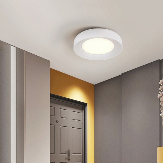ΠΛΑΦΟΝΙΕΡΑ ΜΕΤΑΛΛΟ-ΑΚΡΥΛΙΚΟ LED 40W 3042Lm 3000K Φ500X100mm ΛΕΥΚΟ ARTE ILLUMINA UPON