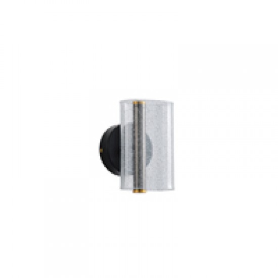 ΑΠΛΙΚΑ TOIXOY ΑΚΡΥΛΙΚΟ LED 8W 720Lm 3000K 105X175mm ΧΙΟΝΙ ΜΑΥΡO ARTE ILLUMINA SPARKY