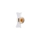 ΑΠΛΙΚΑ TOIXOY ΑΚΡΥΛΙΚΟ LED 8W 720Lm 3000K 105X225mm ΓΡΑΜΜΕΣ ΓΑΛΛΙΚΟ ΧΡΥΣΟ ARTE ILLUMINA TELA
