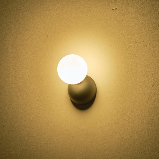 ΑΠΛΙΚΑ TOIXOY ΜΕΤΑΛΛΟ-ΠΛΑΣΤΙΚΟ 1xG9 Max 7W 100X170X120mm MΑΥΡΟ ARTE ILLUMINA TERPSI