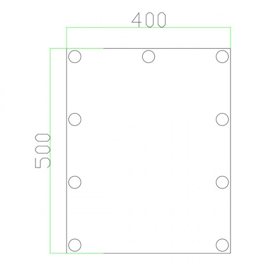 ΚΑΘΡΕΠΤΗΣ ΜΑΚΙΓΙΑΖ ΠΑΡΑΛΛΗΛΟΓΡΑΜΜΟΣ 85-265V LED 9W 1000Lm 3CCT(3500-4000-5000K) 400X500mm ΛΕΥΚΟΣ ARTE ILLUMINA LOGE