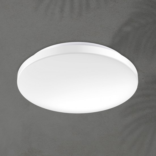 ΠΛΑΦΟΝΙΕΡΑ ΟΡΟΦΗΣ 36W 3900Lm Φ500mm 3CCT (2700-4000-6500K)  IP20 ΛΕΥΚΗ ARTE ILLUMINA PLUS NUIVIA