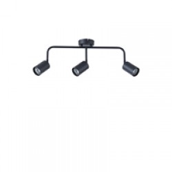 ΣΠΟΤ ΜΕΤΑΛΛΟ 3ΦΩΤΟ 3XGU10 Max 7W 500X230mm ΜΑΥΡΟ ARTE ILLUMINA OLYMP