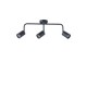 ΣΠΟΤ ΜΕΤΑΛΛΟ 3ΦΩΤΟ 3XGU10 Max 7W 500X230mm ΜΑΥΡΟ ARTE ILLUMINA OLYMP