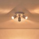 ΣΠΟΤ ΜΕΤΑΛΛΟ 3ΦΩΤΟ 3XGU10 Max 7W Φ180X135mm ΛΕΥΚΟ ARTE ILLUMINA OLYMP