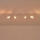 ΣΠΟΤ ΜΕΤΑΛΛΟ 4ΦΩΤΟ 4XGU10 Max 7W 790X165mm ΛΕΥΚΟ ARTE ILLUMINA OLYMP