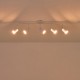 ΣΠΟΤ ΜΕΤΑΛΛΟ 5ΦΩΤΟ 5XGU10 Max 7W 800X230mm ΛΕΥΚΟ ARTE ILLUMINA OLYMP