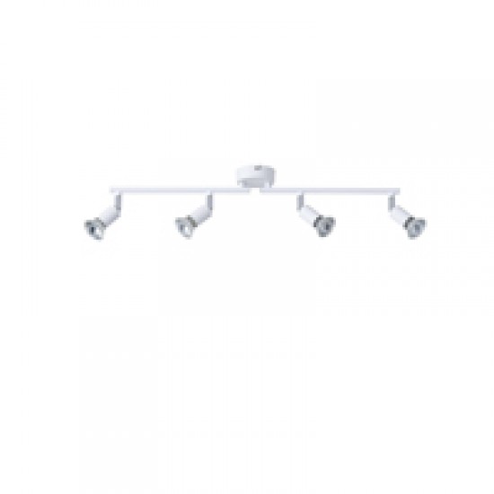 ΣΠΟΤ ΚΙΝΗΤΟ ΜΕΤΑΛΛΟ 4ΦΩΤΟ 3XGU10 Max 7W 600X80X125mm ΛΕΥΚΟ ARTE ILLUMINA VORRAS