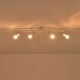 ΣΠΟΤ ΚΙΝΗΤΟ ΜΕΤΑΛΛΟ 4ΦΩΤΟ 3XGU10 Max 7W 600X80X125mm ΛΕΥΚΟ ARTE ILLUMINA VORRAS