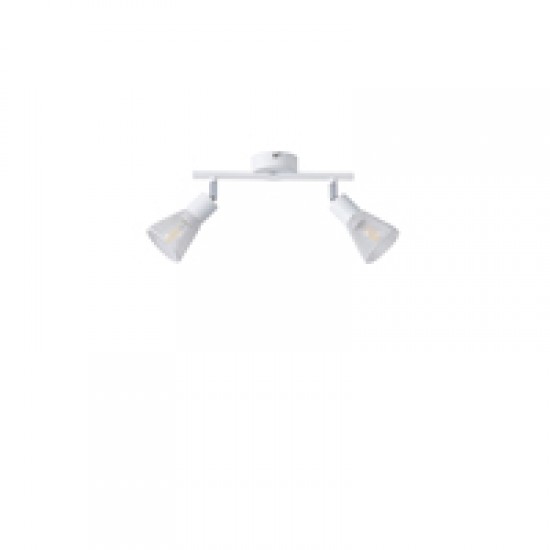 ΣΠΟΤ ΜΕ ΔΙΧΤΥ ΜΕΤΑΛΛΟ 2ΦΩΤΟ 2XE14 Max 8W 255X80X145mm ΛΕΥΚΟ ARTE ILLUMINA MESHY