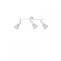 ΣΠΟΤ ΜΕ ΔΙΧΤΥ ΜΕΤΑΛΛΟ 3ΦΩΤΟ 3XE14 Max 8W 390X80X145mm ΛΕΥΚΟ ARTE ILLUMINA MESHY