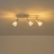 ΣΠΟΤ ΜΕ ΔΙΧΤΥ ΜΕΤΑΛΛΟ 3ΦΩΤΟ 3XE14 Max 8W 390X80X145mm ΛΕΥΚΟ ARTE ILLUMINA MESHY