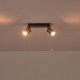 ΣΠΟΤ ΑΛΟΥΜΙΝΙΟ 2ΦΩΤΟ 2XGU10 Max 7W 250X120mm ΓΚΡΙ ARTE ILLUMINA LUXY