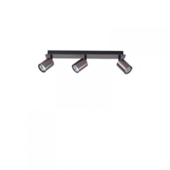 ΣΠΟΤ ΑΛΟΥΜΙΝΙΟ 3ΦΩΤΟ 3XGU10 Max 7W 450X120mm ΓΚΡΙ ARTE ILLUMINA LUXY