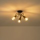 ΣΠΟΤ ΜΕΤΑΛΛΟ ΓΥΑΛΙ 3ΦΩΤΟ 3XE14 Max 8W 380X185mm ΦΙΜΕ ARTE ILLUMINA CLASSY