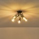 ΣΠΟΤ ΜΕΤΑΛΛΟ ΓΥΑΛΙ 5ΦΩΤΟ 5XE14 Max 8W 380X185mm ΦΙΜΕ ARTE ILLUMINA CLASSY