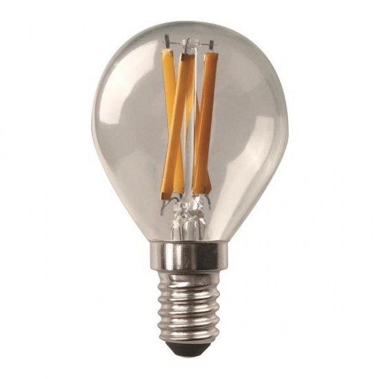 ΛΑΜΠΑ LED ΣΦΑΙΡΙΚΗ CROSSED FILAMENT 4.2W 480lm E14 4000K 220-240V