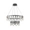 ΦΩΤΙΣΤΙΚΟ ΚΡΕΜΑΣΤΟ ΟΒΑΛ LED 85W 5100Lm 3000K Φ800mm ΜΑΥΡΟ ARTE ILLUMINA LEVATE