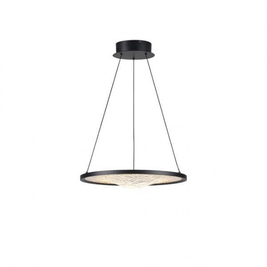 ΦΩΤΙΣΤΙΚΟ ΚΡΕΜΑΣΤΟ 30W 1740Lm 3000K D44XH120 ΜΑΥΡΟ ARTE ILLUMINA EOS