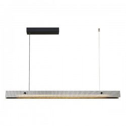 ΦΩΤΙΣΤΙΚΟ ΚΡΕΜΑΣΤΟ ΓΡΑΜΜΙΚΟ ΜΟΝΟΦΩΤΟ LED 25W 1500x190x1180mm 3 CCT ΜΑΥΡΟ ARTE ILLUMINA