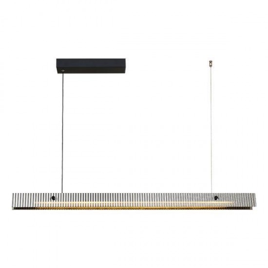 ΦΩΤΙΣΤΙΚΟ ΚΡΕΜΑΣΤΟ ΓΡΑΜΜΙΚΟ ΜΟΝΟΦΩΤΟ LED 25W 1500x190x1180mm 3 CCT ΜΑΥΡΟ ARTE ILLUMINA