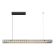 ΦΩΤΙΣΤΙΚΟ ΚΡΕΜΑΣΤΟ ΓΡΑΜΜΙΚΟ ΜΟΝΟΦΩΤΟ LED 25W 1500x190x1180mm 3 CCT ΜΑΥΡΟ ARTE ILLUMINA