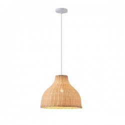 ΦΩΤΙΣΤΙΚΟ ΚΡΕΜΑΣΤΟ BAMBOO ΜΟΝΟΦΩΤΟ 1X1XE27 Max 15W Φ330X1440mm ΜΠΕΖ ARTE ILLUMINA COASTAL
