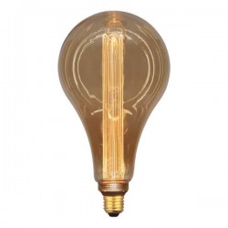 ΛΑΜΠΑ LED ΑΧΛΑΔΙ P165 3,5W 120lm Ε27 2000K 220-240V GOLD GLASS DIMMABLE
