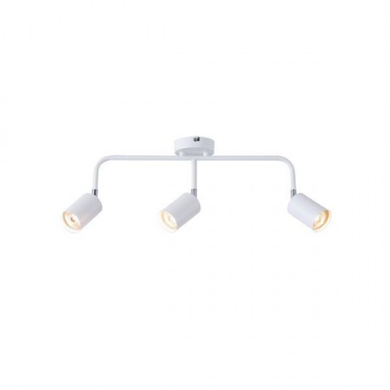 ΣΠΟΤ ΜΕΤΑΛΛΟ 3ΦΩΤΟ 3XGU10 Max 7W 500X230mm ΛΕΥΚΟ ARTE ILLUMINA OLYMP