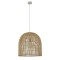 ΦΩΤΙΣΤΙΚΟ ΚΡΕΜΑΣΤΟ ΜΟΝΟΦΩΤΟ Ε27 MAX 60W D500X500 RATTAN ARTE ILLUMINA KAI
