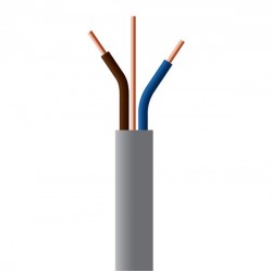 ΚΑΛΩΔΙΟ ΠΛΑΚΕ 2X1,5+1mm² ΓΚΡΙ (100m Cardboard Reels)