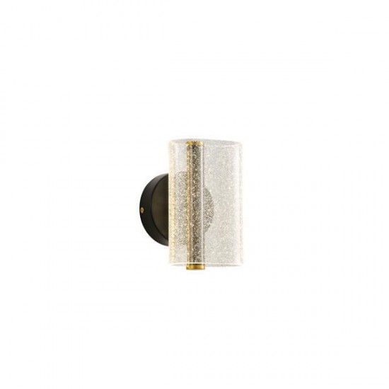 ΑΠΛΙΚΑ TOIXOY ΑΚΡΥΛΙΚΟ LED 8W 720Lm 3000K 105X175mm ΧΙΟΝΙ ΜΑΥΡO ARTE ILLUMINA SPARKY