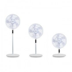 ΑΝΕΜΙΣΤΗΡΑΣ ΟΡΘΟΣΤΑΤΗΣ ΛΕΥΚΟΣ 3ΣΕ1 DC ΜΟΤΕΡ Φ45 25W ΜΕ ΚΟΝΤΡΟΛ