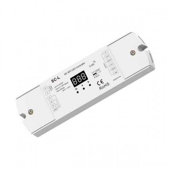 SPI RF CONTROLLER (PIXEL) ''SC-L'' 2 ΕΞΟΔΟΙ 5-24VDC