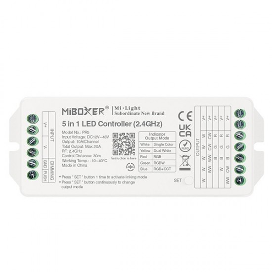 ΑΣΥΡΜΑΤΟ RF CONTROLLER RGBCCT 20A DC12V-48V