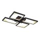 ΦΩΤΙΣΤΙΚΟ ΟΡΟΦΗΣ ΑΛΟΥΜΙΝΙΟ LED 36W 1400Lm 3000K 448X578mm ΜΑΥΡΟ ARTE ILLUMINA SQUARE