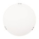 ΠΛΑΦΟΝΙΕΡΑ ΤΟΙΧΟΥ ΓΥΑΛΙ 1XΕ27 Max 15W Φ300x90mm ΛΕΥΚΟ-ΑΣΗΜΙ ARTE ILLUMINA PAROS